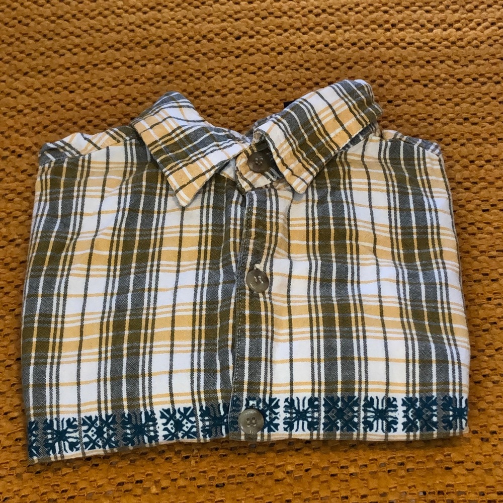 Vtg Retro Route 66 Kids Button Up